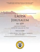 Lauda Jerusalem SATB Vocal Score cover